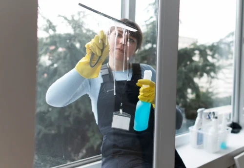 Nettoyage de vitres intérieures et extérieures à Lhomme